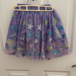 Stella McCartney Purple Skirt with Colorful Shapes